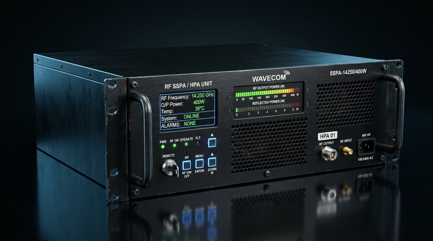 WAVECOM Ku-Band Rack HPA 400 W