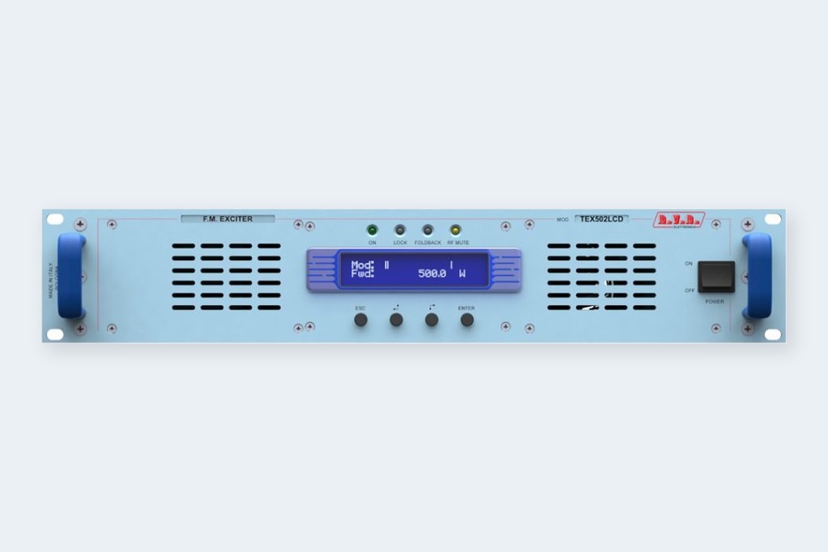 RVR TEX502LCD 500W FM Transmitter